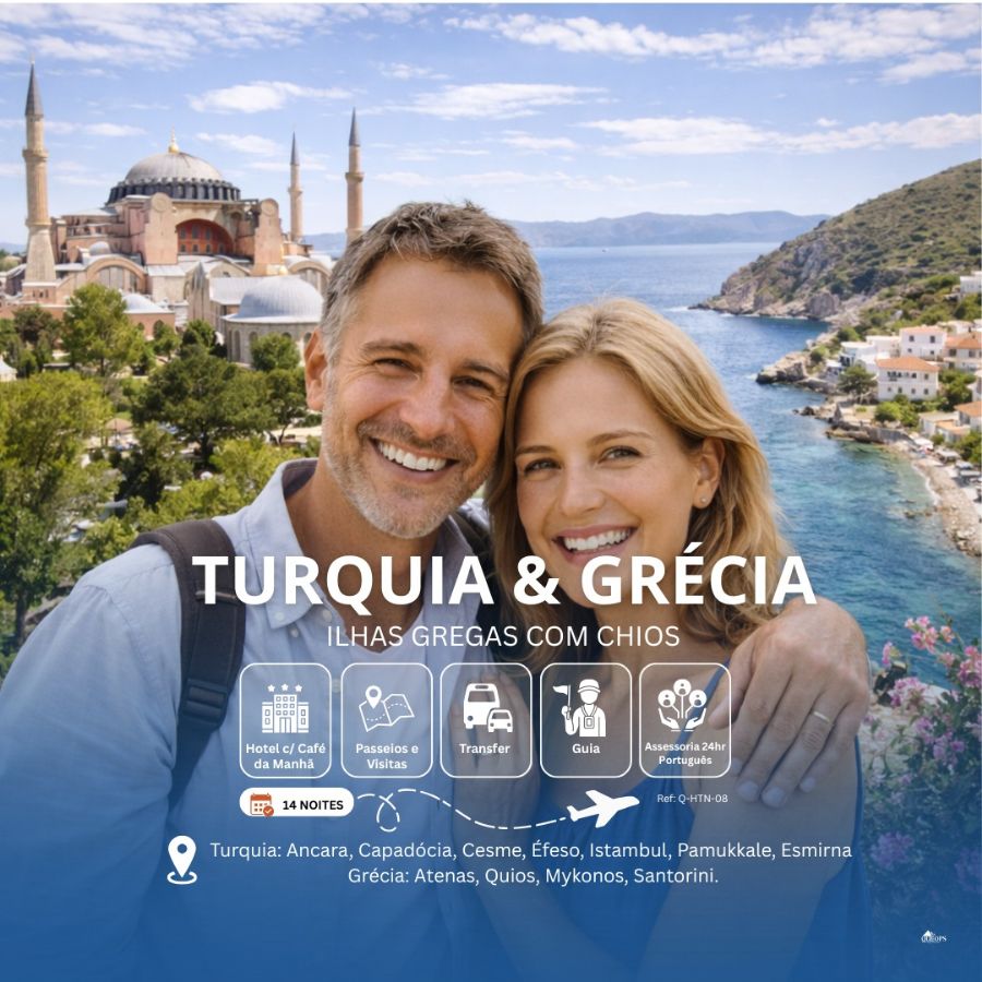 TURQUIA & GRÉCIA ILHAS GREGAS COM CHIOS  (Q-HTN-08)